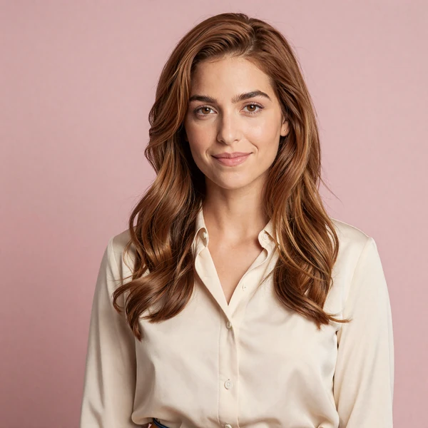 Portrait of Aria Mendoza, co-founder and CEO of NewLoveOnline
